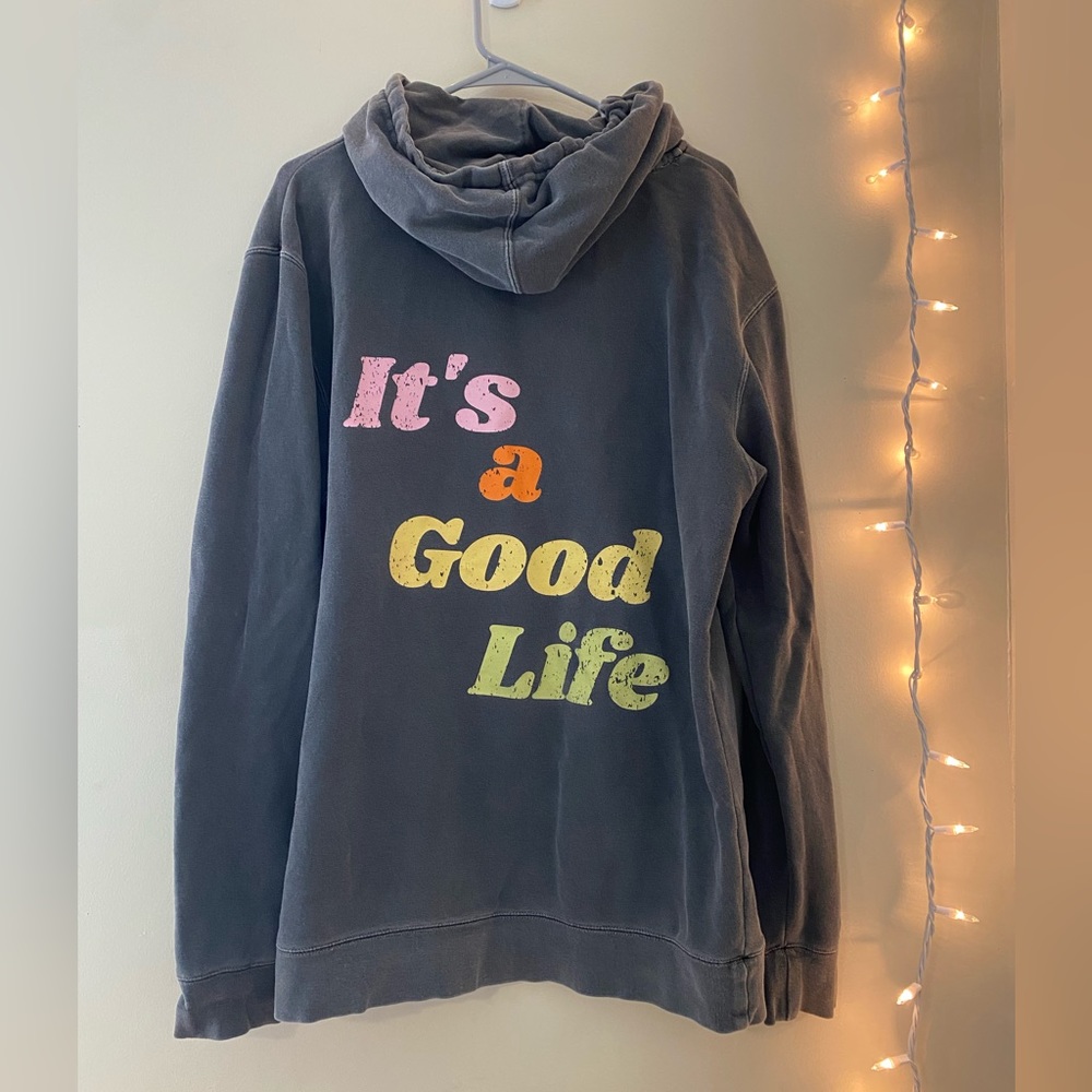 Olive Lynn Gray It’s A Good Life Sweatshirt Size Large